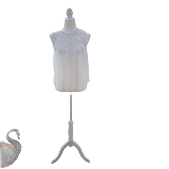 Zara Trafeluc Collection White Embroidered Blouse - Picture 1 of 4